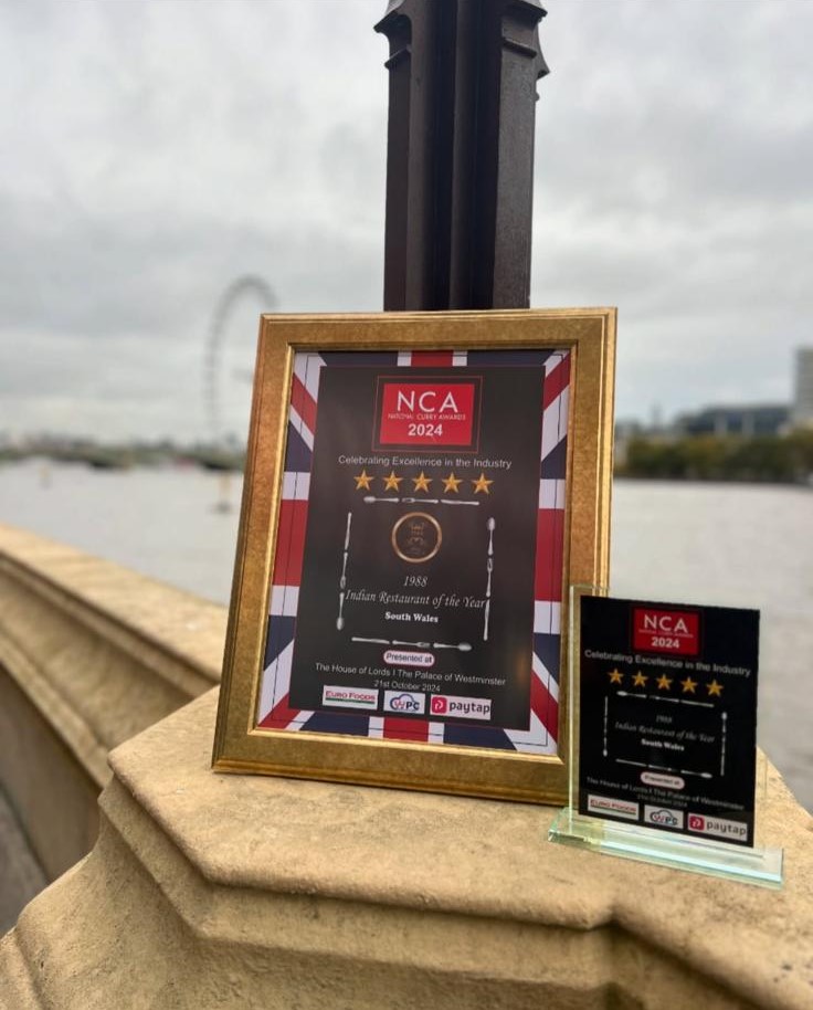 1988 Award Winning Indian Restaurant
